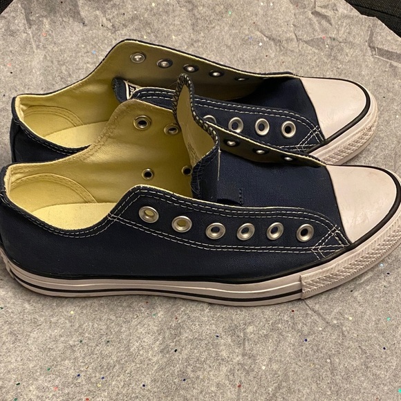 Classic Navy Converse All Star Sneakers - Picture 4 of 5